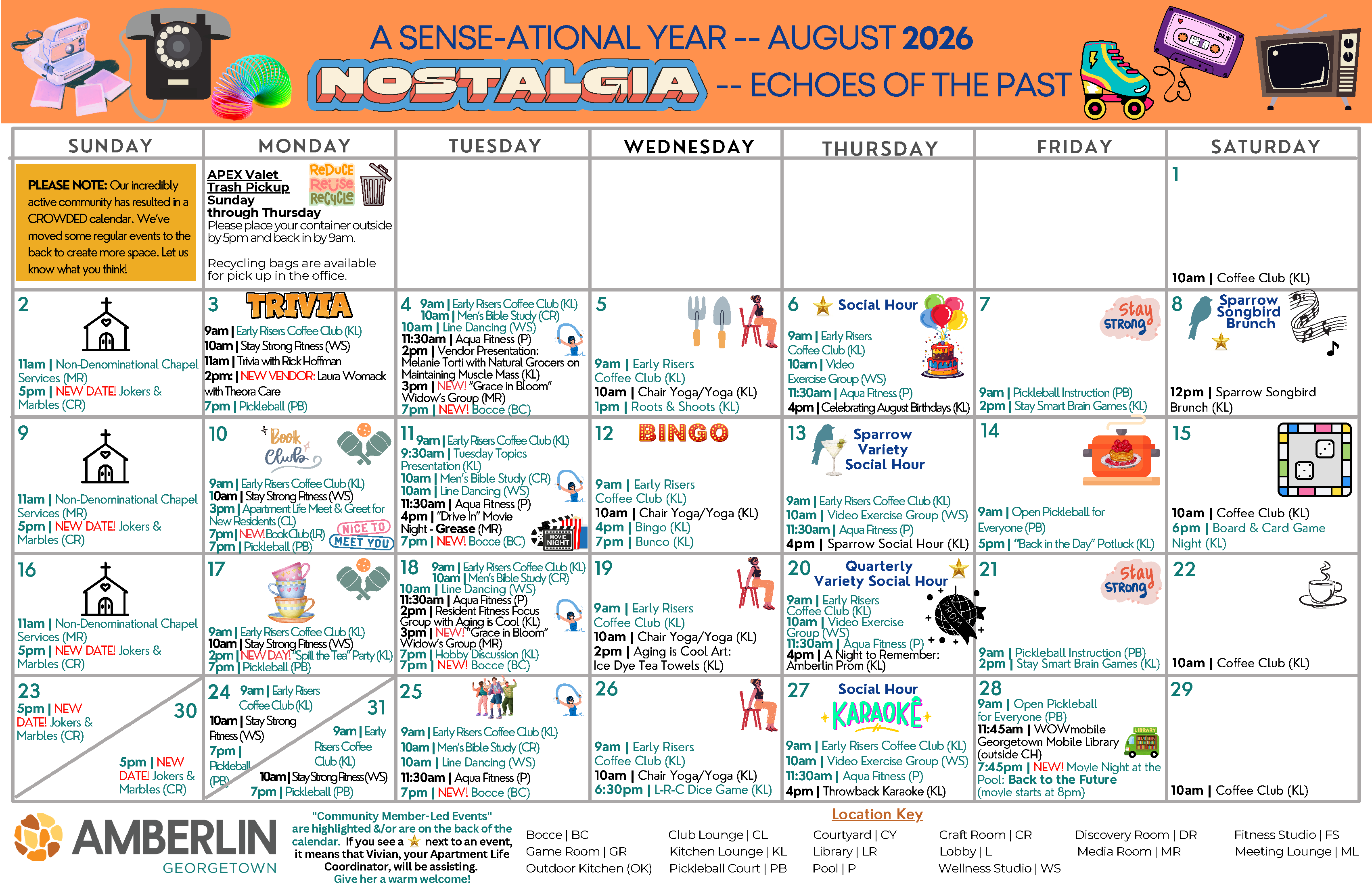 Resident Calendar