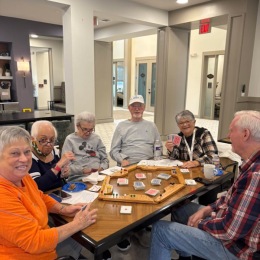 A lively afternoon of cards, laughter, and great company. A lively afternoon of cards, laughter, and great company.
